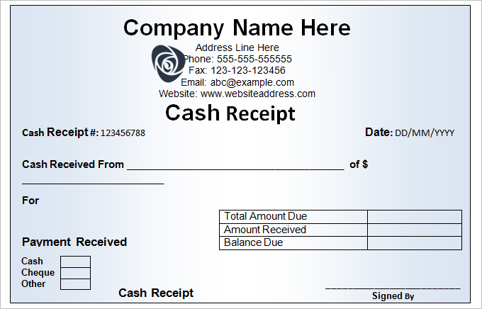 How To Make A Receipt In Excel Excel Templates