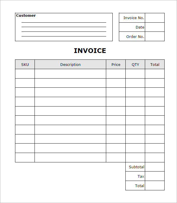 Generic Receipt Template Free Printable Receipt Template