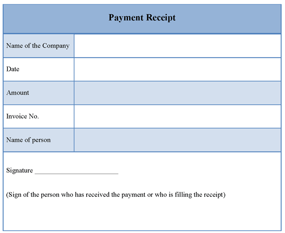 Payment Receipt 5 Printable Payment Receipt Template Sampletemplatess Marlene Reese